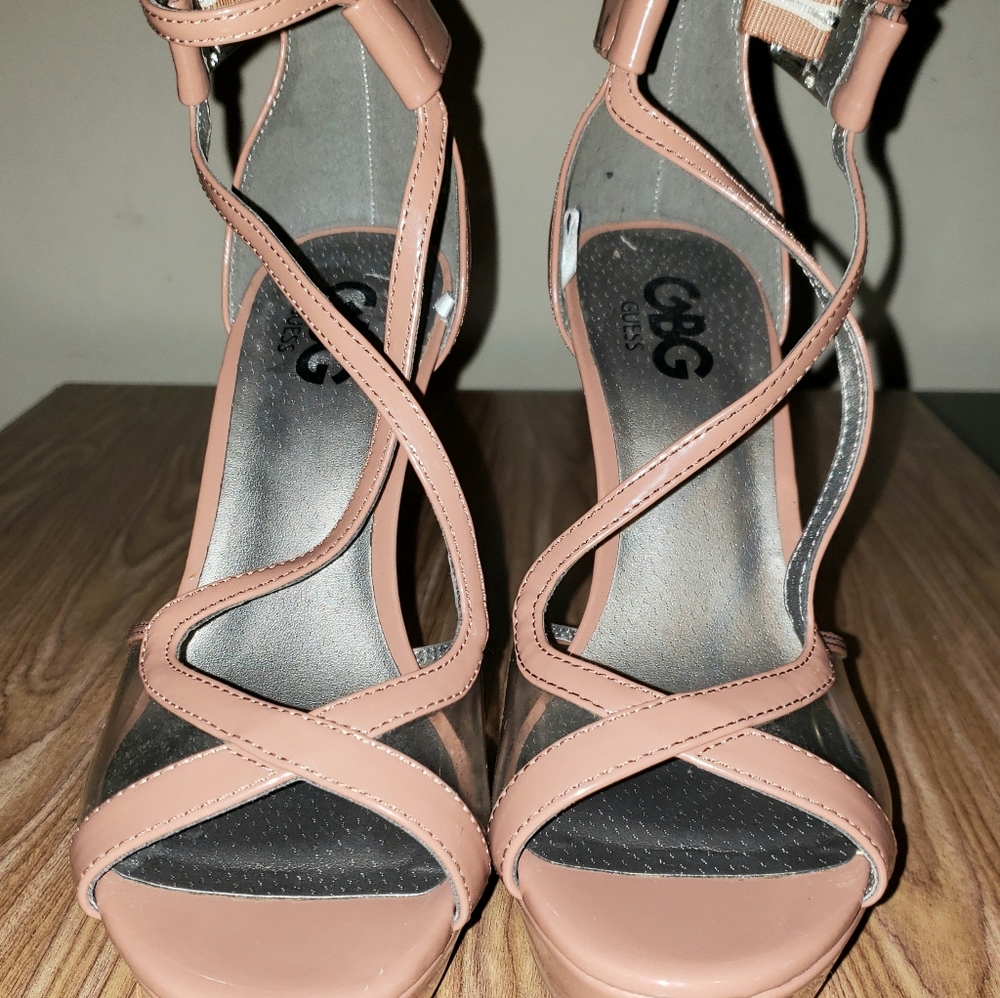 Guess tall heels criss cross size 6